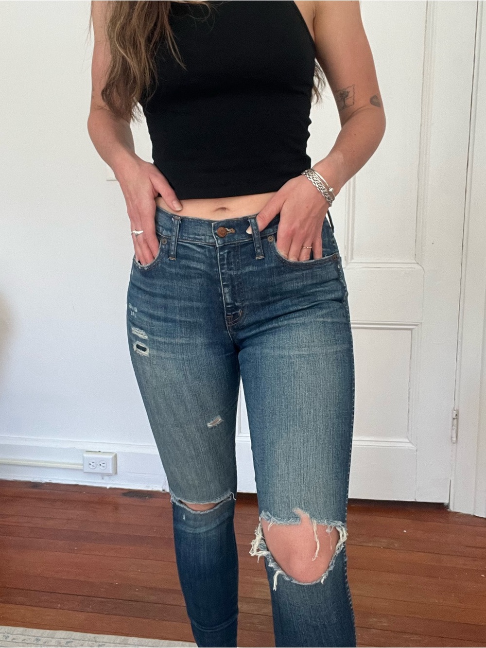 Madewell Distressed Skinny Jeans